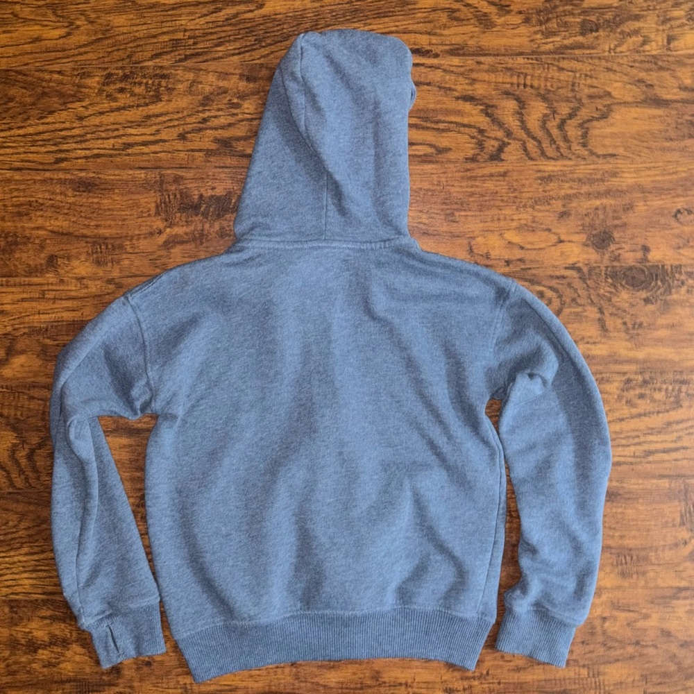 Abercrombie Kids Full-Zip Jacket Abercrombie Logo Fleece Hoodie with Pockets - Picture 4 of 5